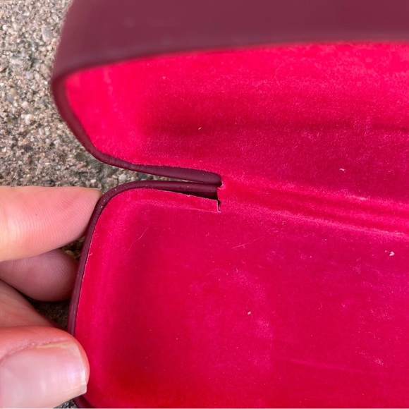 RAY BAN Gatto Deep Red Eye Glasses Sunglasses Case - Picture 8 of 11